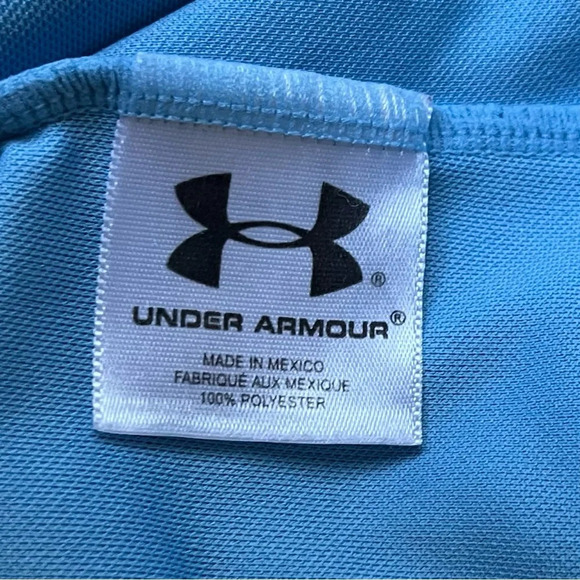 Under Armour Women’s Blue V-Neck Muscle Tank Top - Size S - EUC - 100% Polyester - Picture 4 of 7